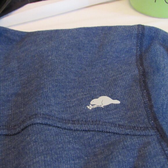 Roots 73 Blue Three-Button Henley Size XL Cotton/Poly Blend EUC - Picture 8 of 10